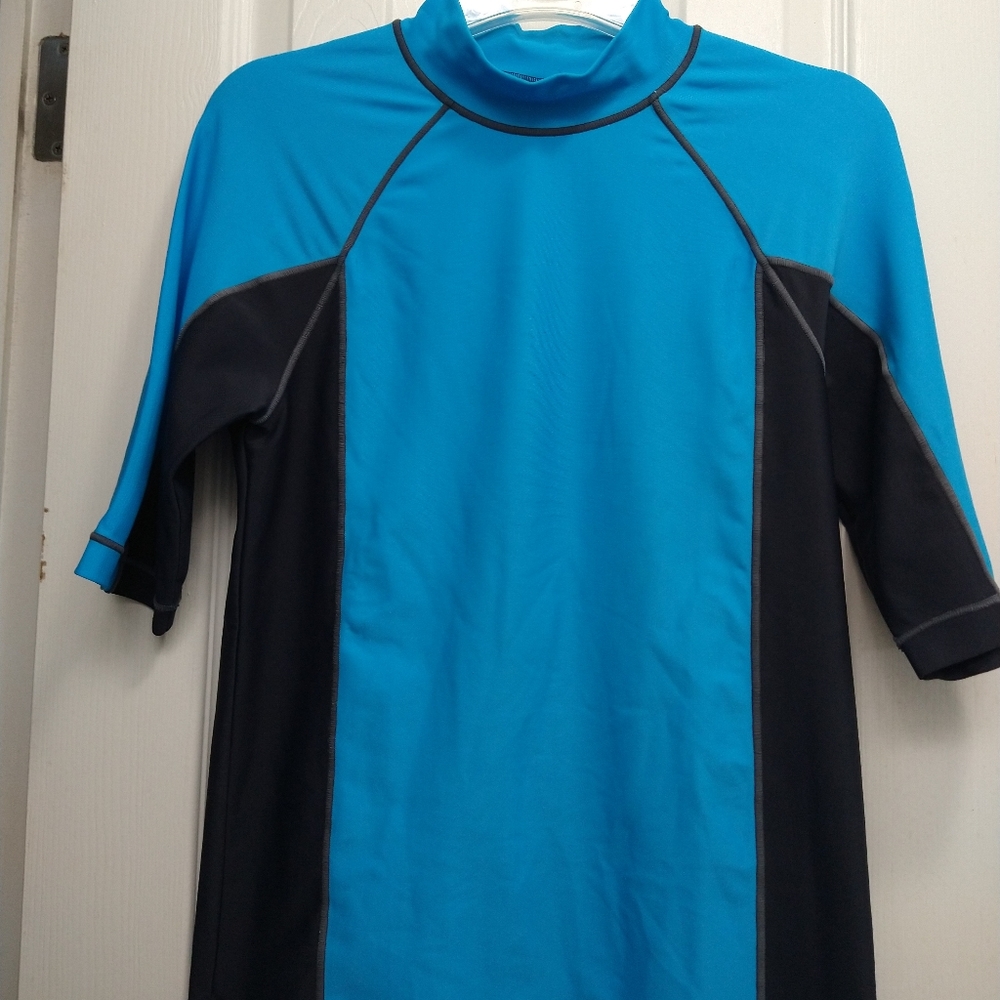 Blue, boys, Cherokee  Rashguard  Lg 12-14